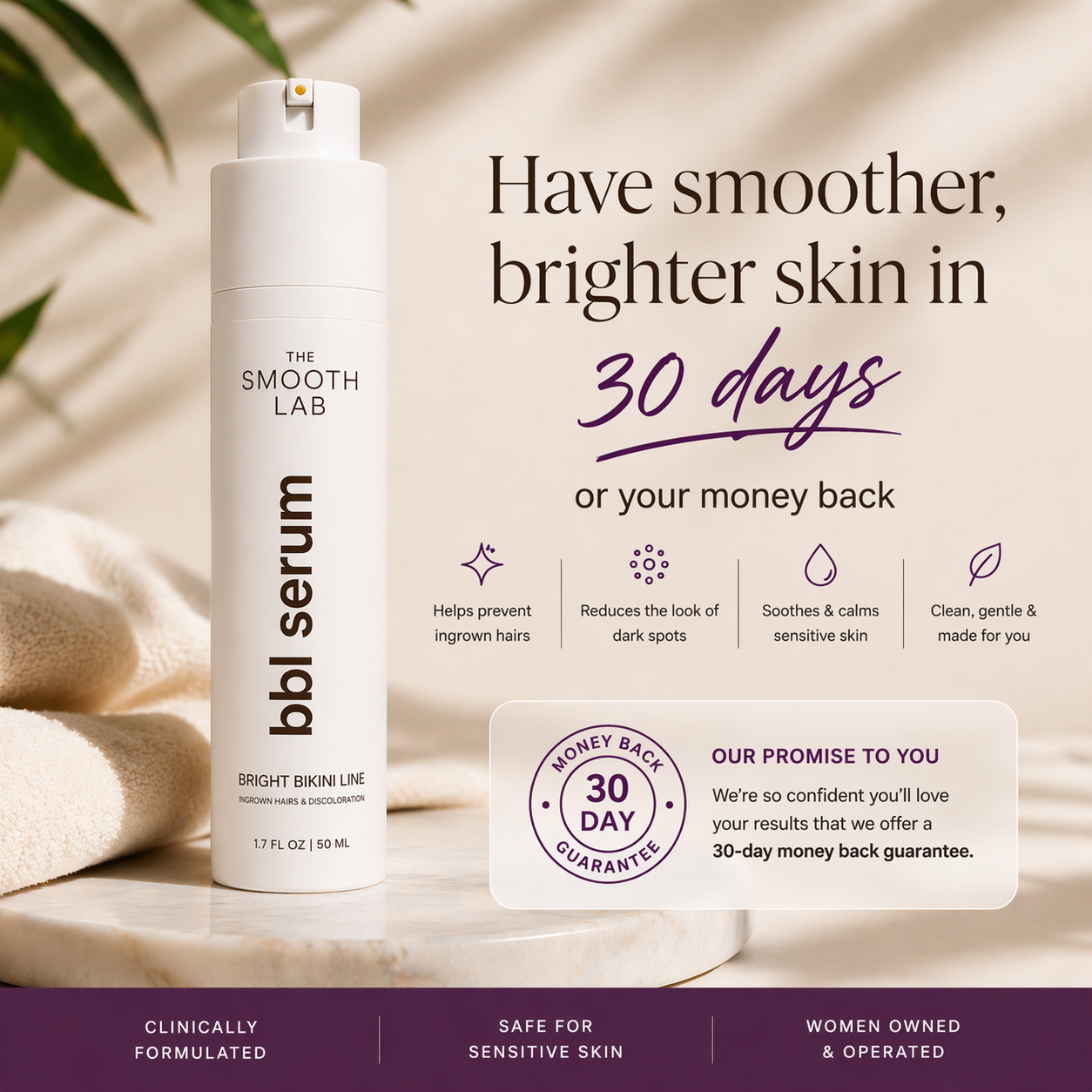 The Smooth Lab- 3 In 1 BBL Serum